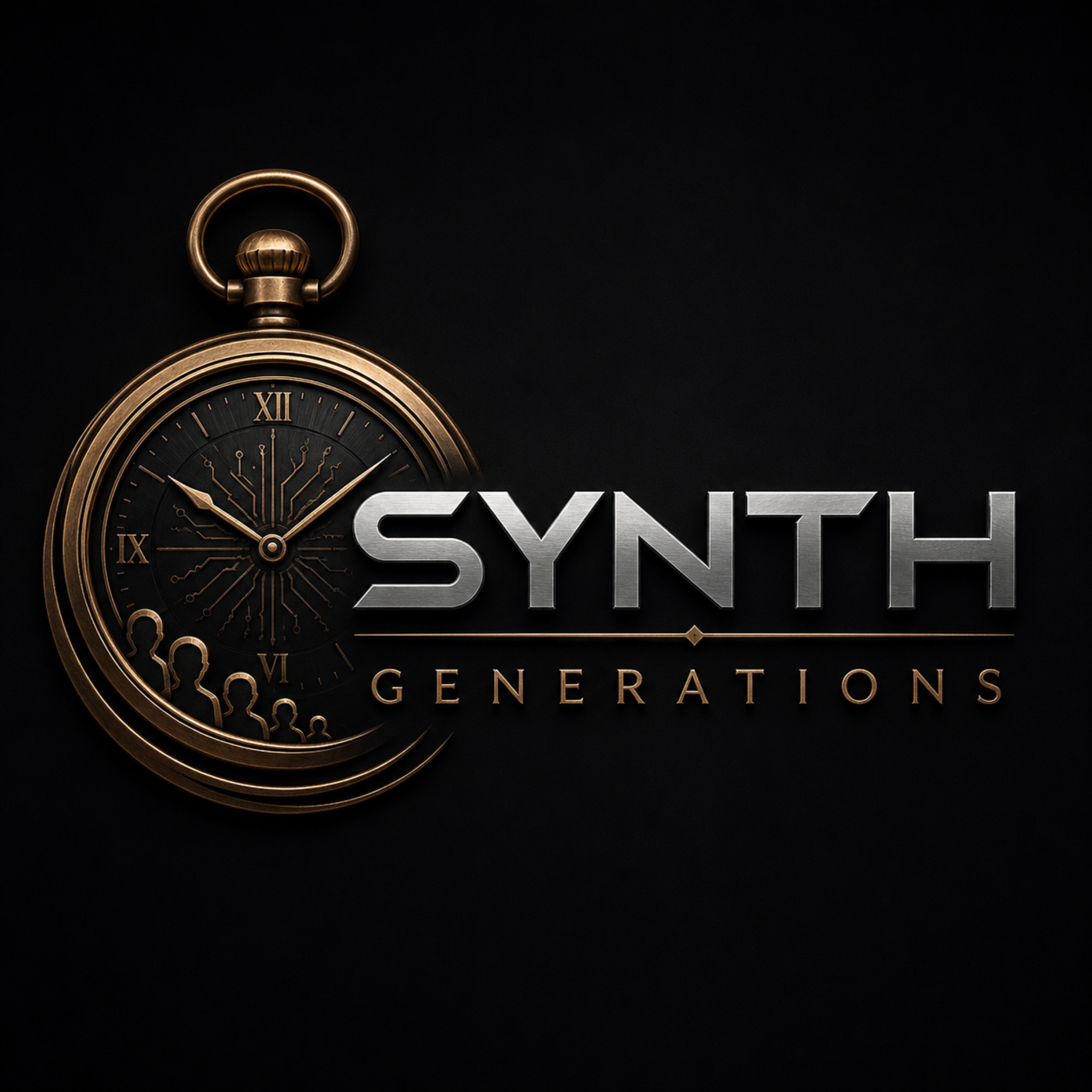 Synth Generations pocketwatch logo